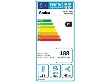 Amica KGCR387100 L nízká spotřeba energie
